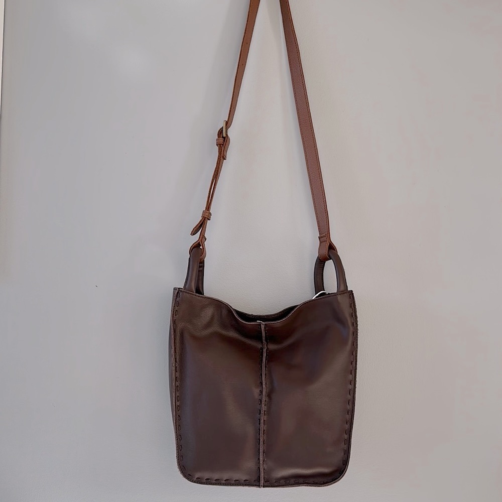 NWT The Sak Los Feliz Crossbody Mahogany Dark Brown